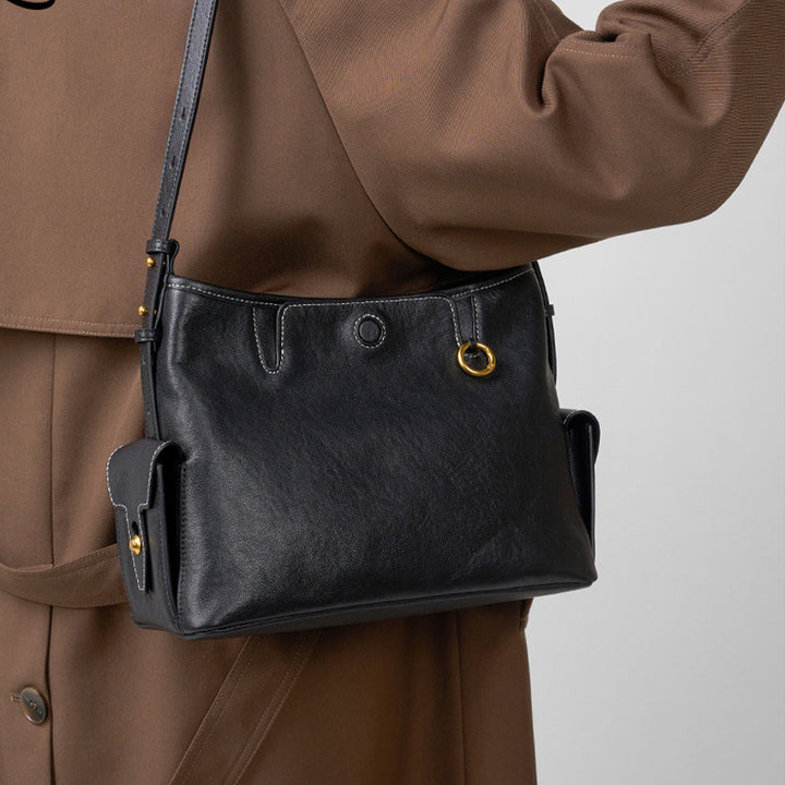 Damen Schultertasche mit vielseitigen Fächern und hochwertiger Verarbeitung Nord Taschen
