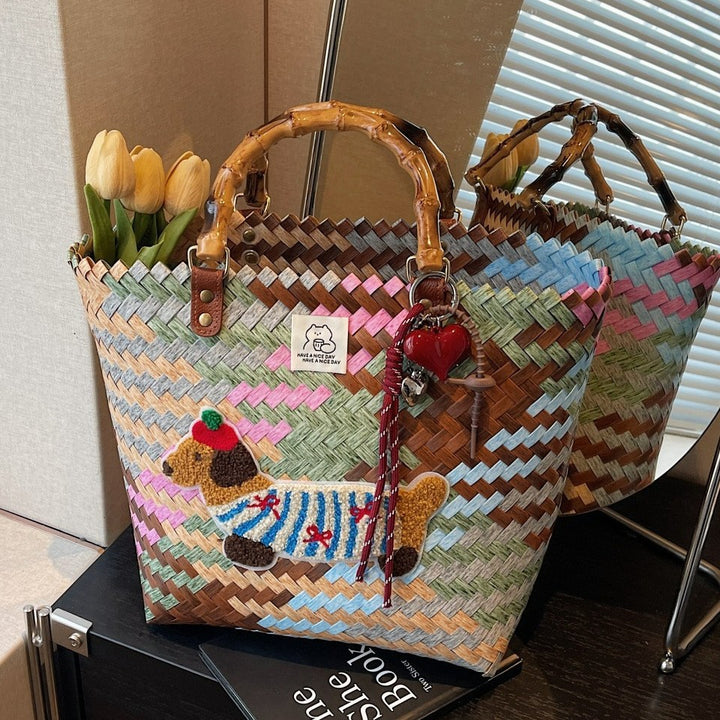 Damen Kunsthandwerkliche Tasche Nord Taschen