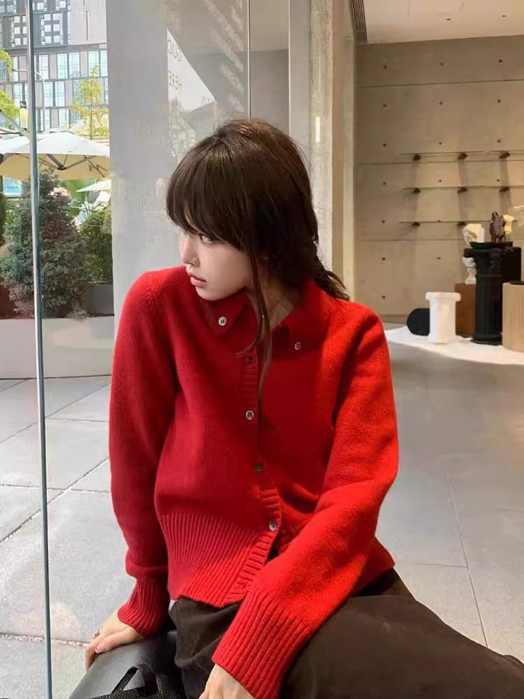 Damen Kurzcardigan mit kastiger Silhouette und extraweicher Kaschmir‑Optik Nord Taschen