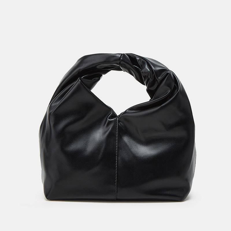Damen Hobo-Tasche aus weichem Kunstleder mit innovativem Knotenverschluss Nord Taschen