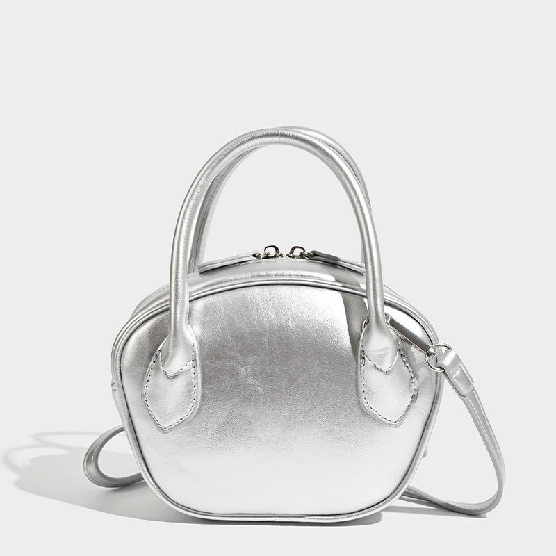 Damen Mini-Henkeltasche mit luxuriösen Lederakzenten Nord Taschen