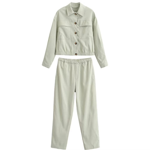 Damen Relaxed-Hose mit elastischem Bund und geradem Bein Nord Taschen