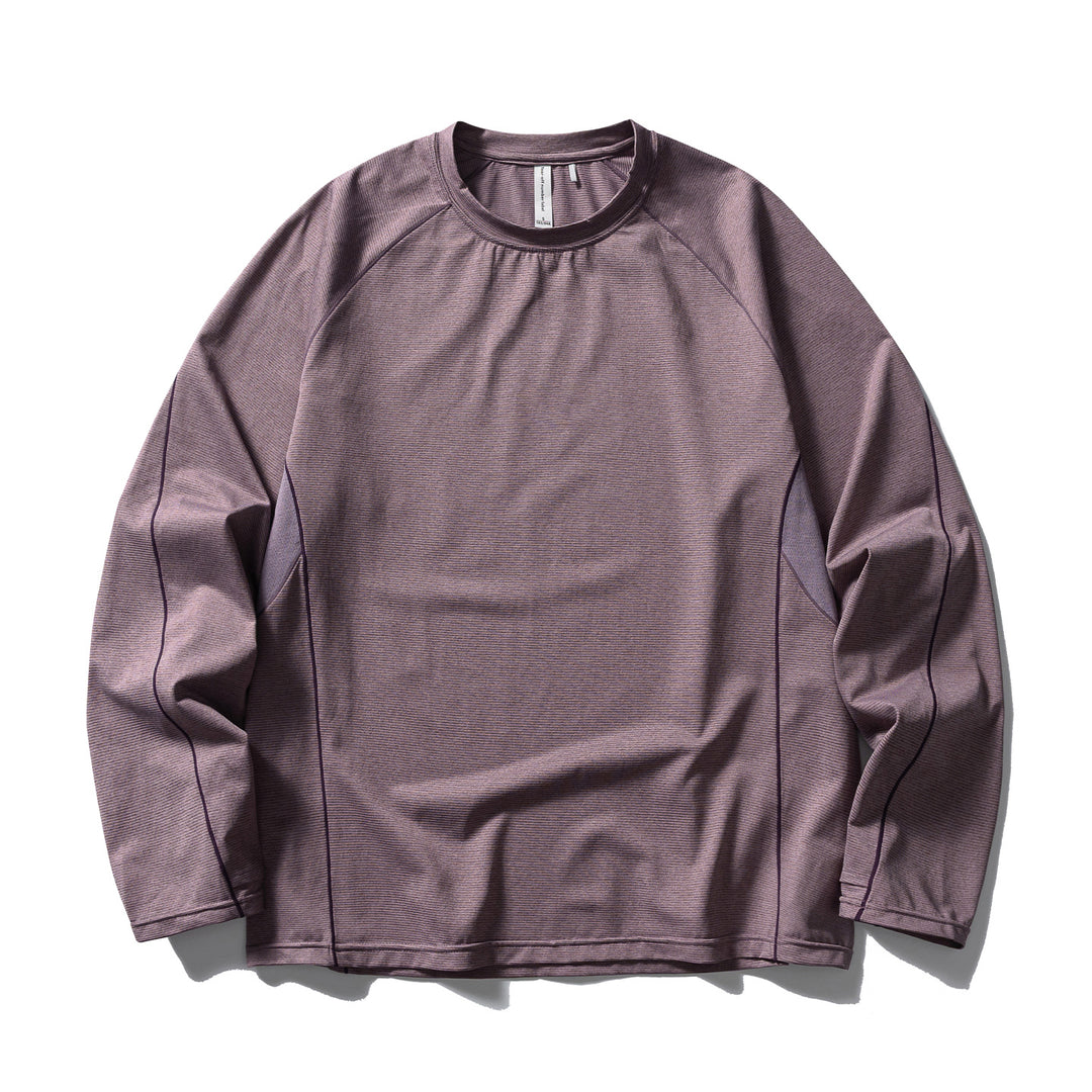 Unisex Leichtes technisches Longsleeve mit Raglanärmeln und Kontrastnähten Nord Taschen