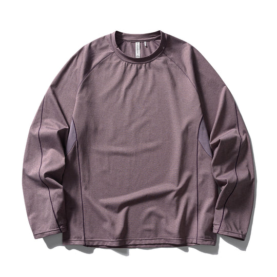 Unisex Leichtes technisches Longsleeve mit Raglanärmeln und Kontrastnähten Nord Taschen