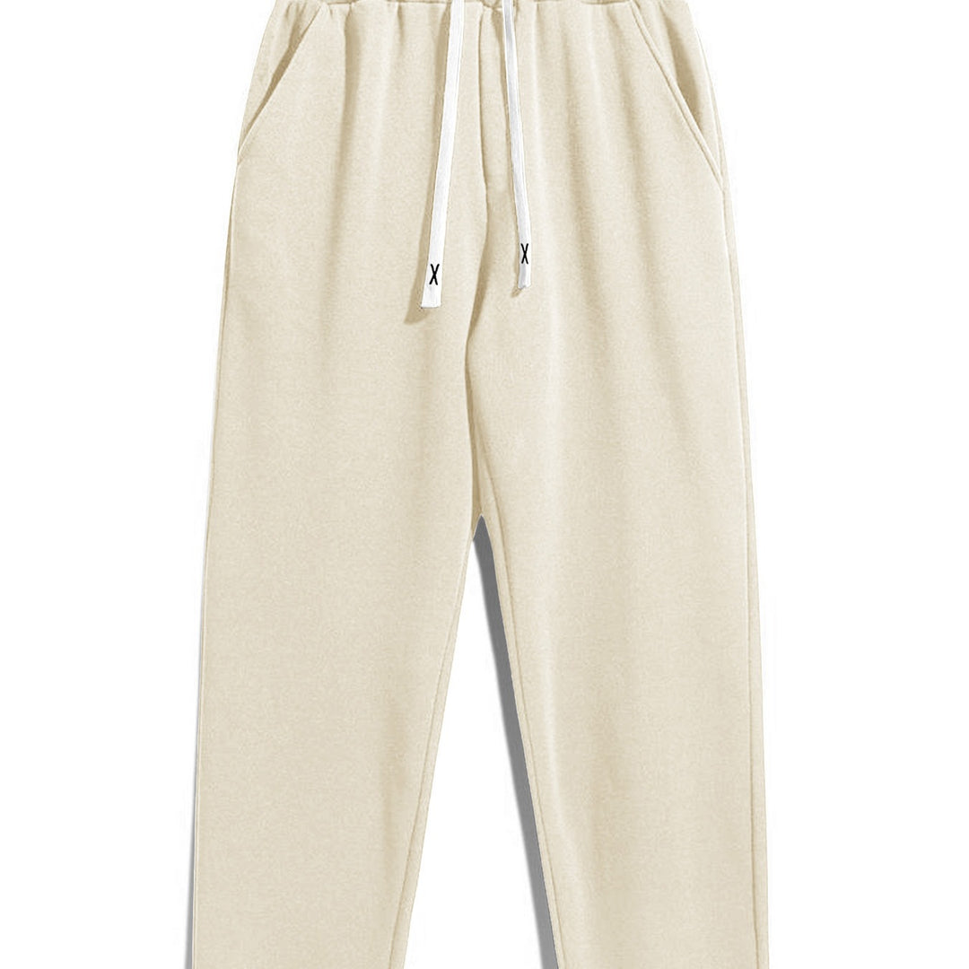 Damen Taillierte Fleece-Jogginghose mit hohem Komfortbund, Kordelzug & Seitentaschen Nord Taschen