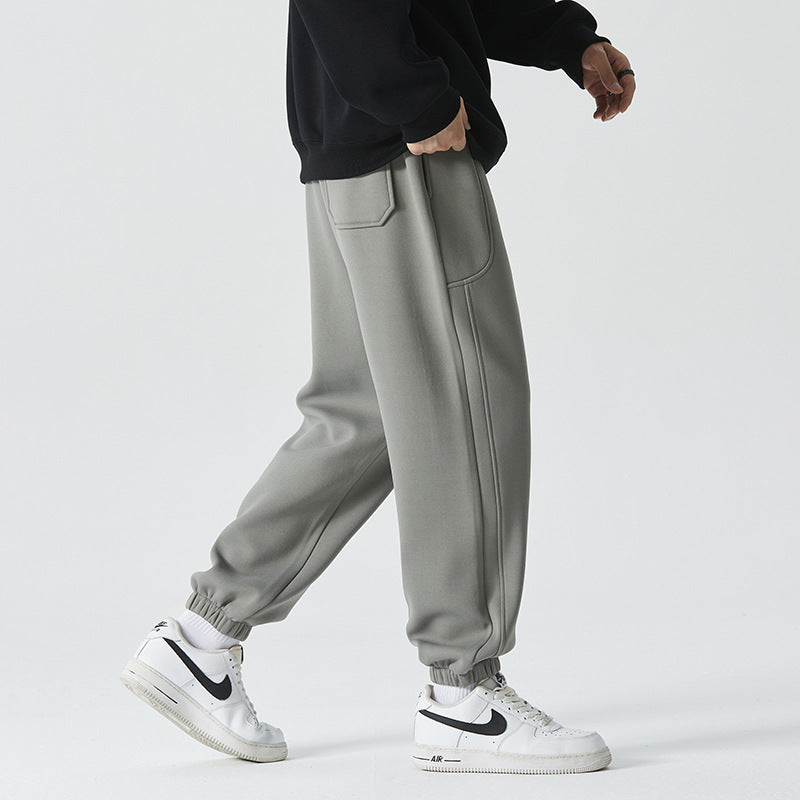 Herren Bequeme athletische Jogginghose mit Tunnelzug und elastischen Knöchelbündchen Nord Taschen