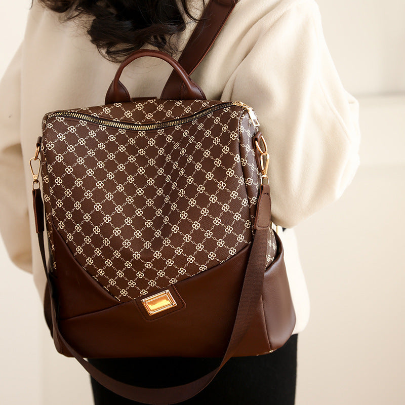 Damen modischer Rucksack mit elegantem Patchwork-Design Nord Taschen