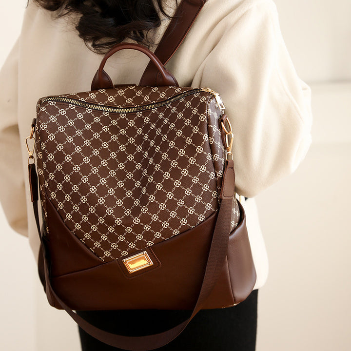 Damen modischer Rucksack mit elegantem Patchwork-Design Nord Taschen
