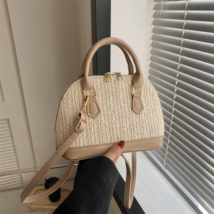 Damen elegante Handtasche im verspielten Flecht-Design Nord Taschen