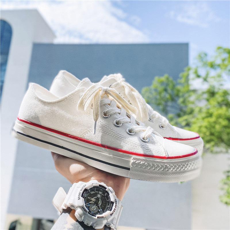 Damen Leichte Canvas-Sneaker mit rutschfester Sohle