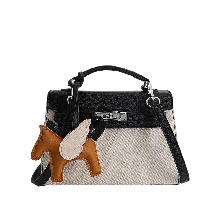 Damen Handtasche mit verspieltem Dekor Nord Taschen