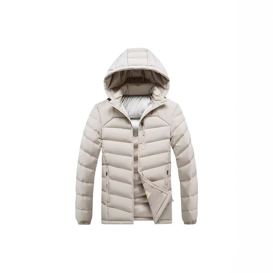 Herren Isolierte Steppjacke mit Kapuze und Thermoreflect-Innenfutter Nord Taschen