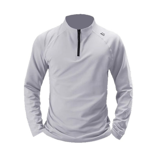 Herren Sportliches Langarmshirt mit Reißverschluss Nord Taschen