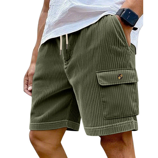 Herren Cargo-Shorts mit schmalem Schnitt und praktischen Seitentaschen