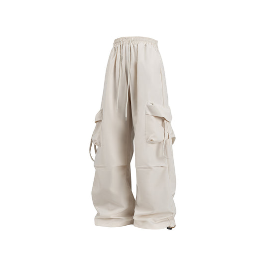 Unisex Weite Cargo‑Hose im Baggy‑Cut mit Tunnelzugbund, Mehrfachklappen und verstellbaren Beinabschlüssen Nord Taschen