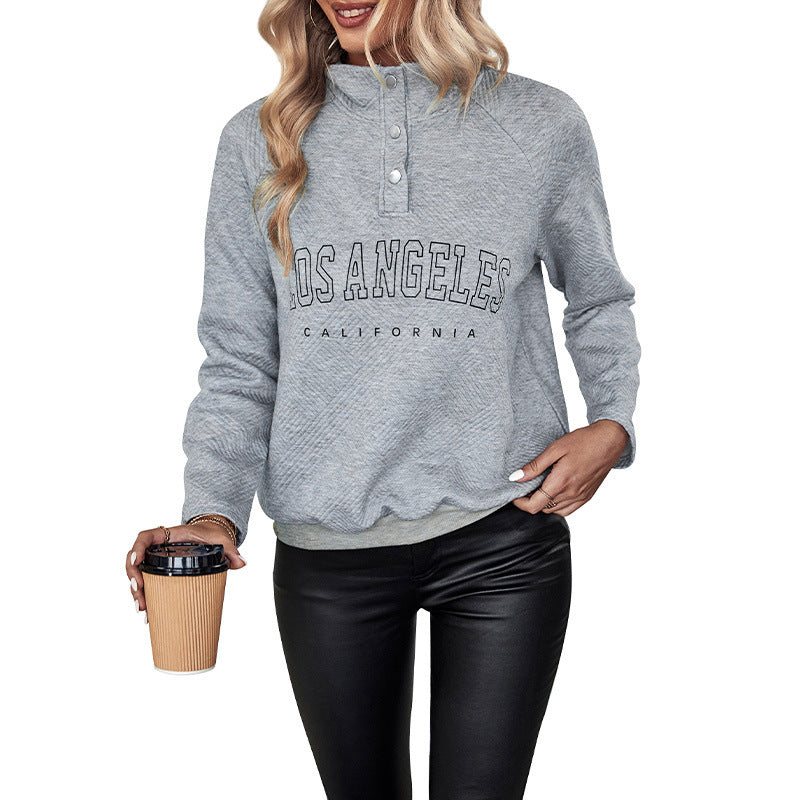 Damen Kuscheliger Pullover mit halb geschlossenem Kragen Nord Taschen