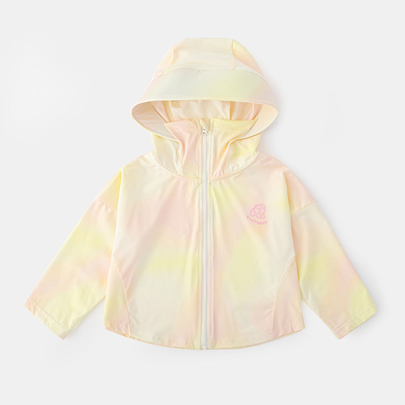 Unisex nan leichte atmungsaktive Kinder Sonnenjacke mit Kapuze und UV Schutz  Nord Taschen
