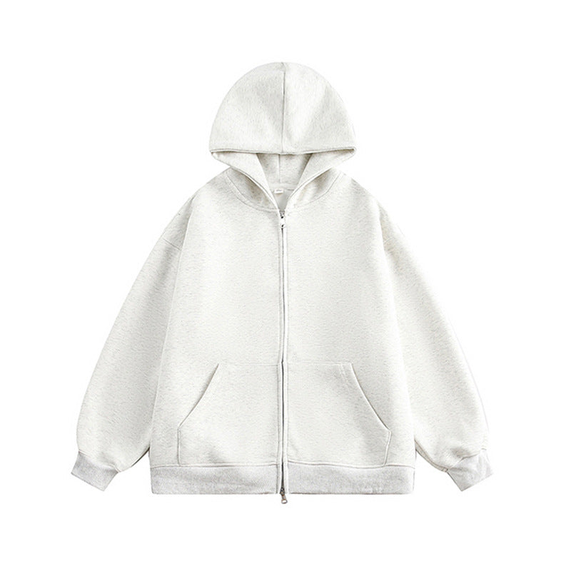 Unisex Oversize-Kapuzenjacke mit durchgehendem Reißverschluss und weichem Fleece-Innenfutter Nord Taschen