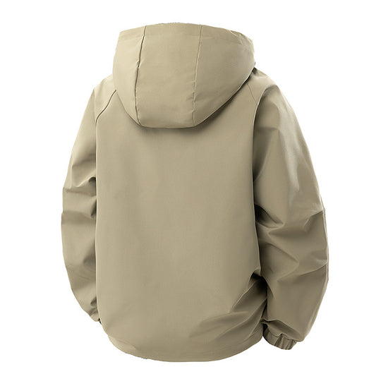Herren Technische Kapuzen-Outdoorjacke mit Utility-Taschen und winddichter Membran Nord Taschen