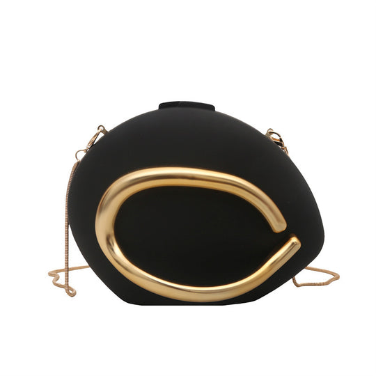 Damen Clutch Tasche mit elegantem Goldakzent Nord Taschen