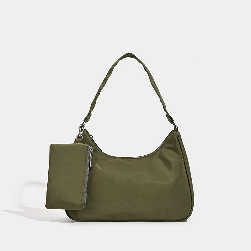 Damen Umhängetasche aus strapazierfähigem Nylon mit abnehmbarem Geldbeutel Nord Taschen