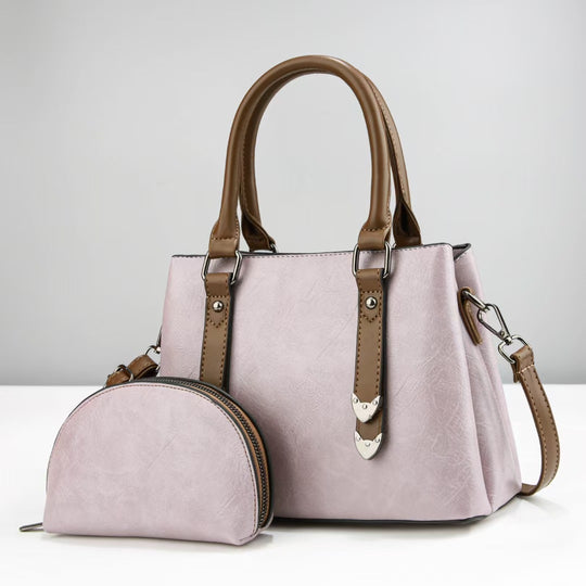 Damen Handtasche mit abnehmbarem Schulterriemen und praktischer Kosmetiktasche Nord Taschen
