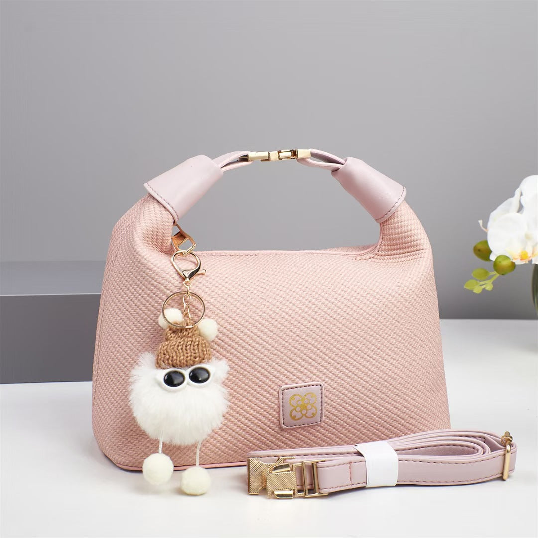 Damen Handtasche mit strukturiertem Design und abnehmbarem Tragegurt Nord Taschen
