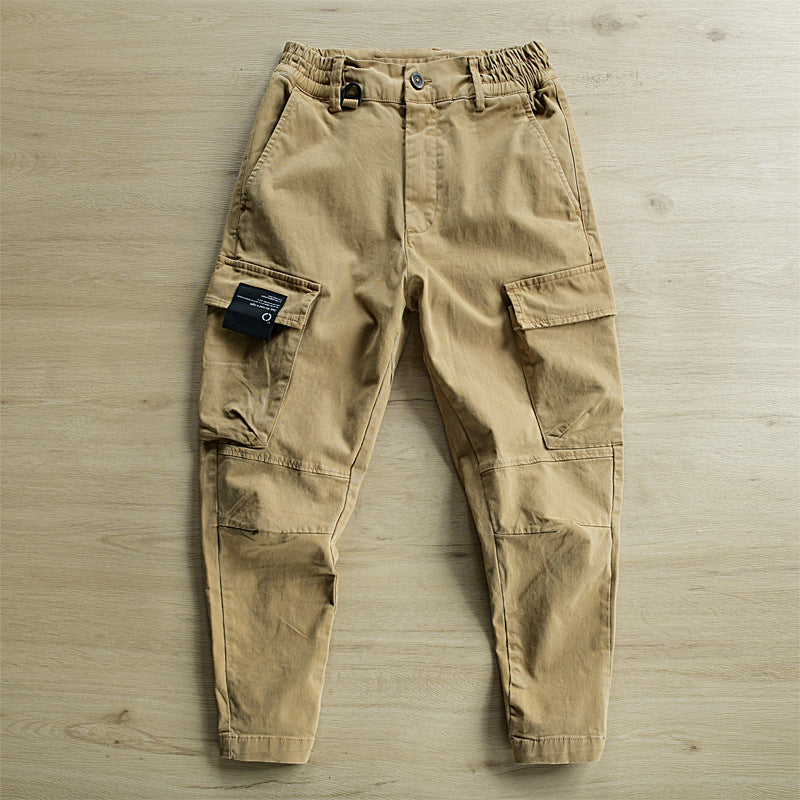 Herren Cargohose mit tapered Bein, elastischem Bund und verstärkten Knieeinsätzen Nord Taschen