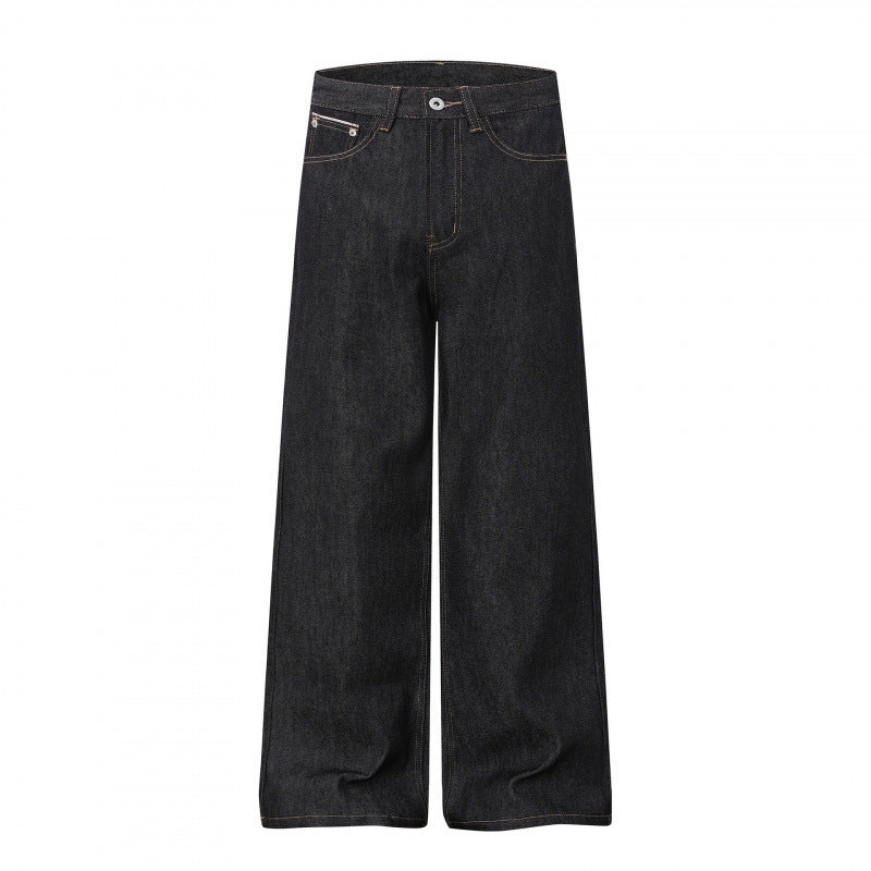 Damen Weite Highwaist-Jeanshose im Balloon-Cut mit weitem Bein und klassischem Taschen-Design Nord Taschen
