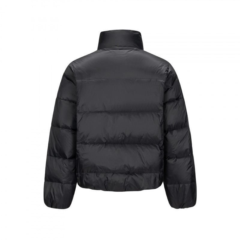 Herren Kurz geschnittene kompakt verstaubare Pufferjacke mit Stehkragen und verdeckter Brusttasche Nord Taschen