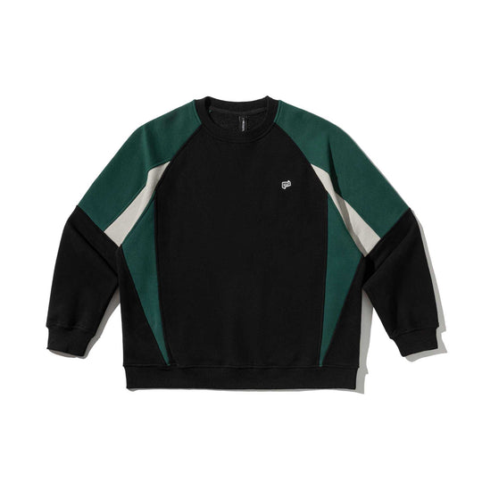 Unisex Colorblock-Sweatshirt mit Raglanärmeln und strukturierter Ziernaht Nord Taschen