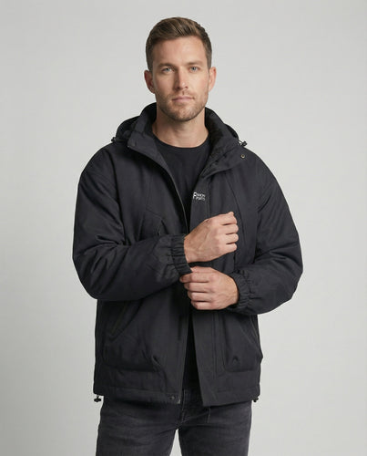 Multifunktionale Fleece Winterjacke