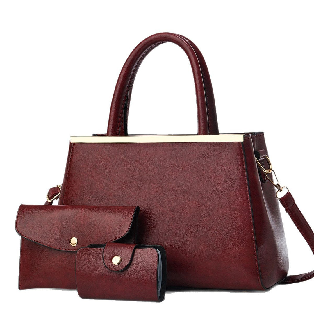 Damen elegante Handtasche mit abnehmbarem Zubehör Nord Taschen