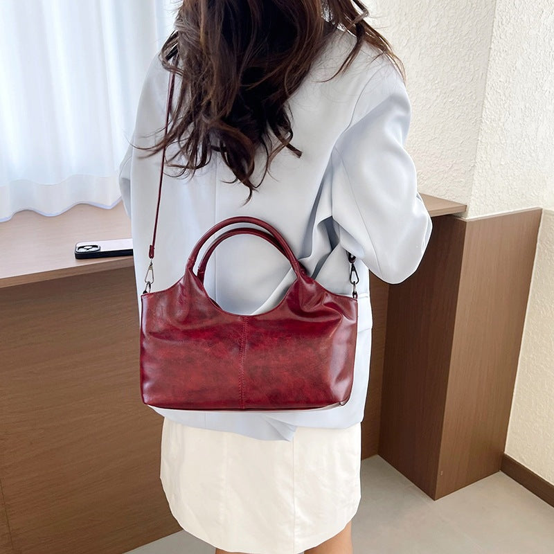 Damen elegante und geräumige Handtasche mit abnehmbarem Schulterriemen Nord Taschen