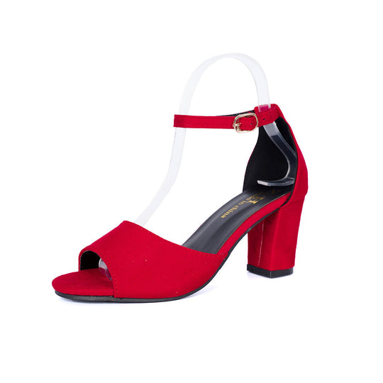 Damen Offene Sandalen mit modischem Blockabsatz und verstellbarem Riemchen