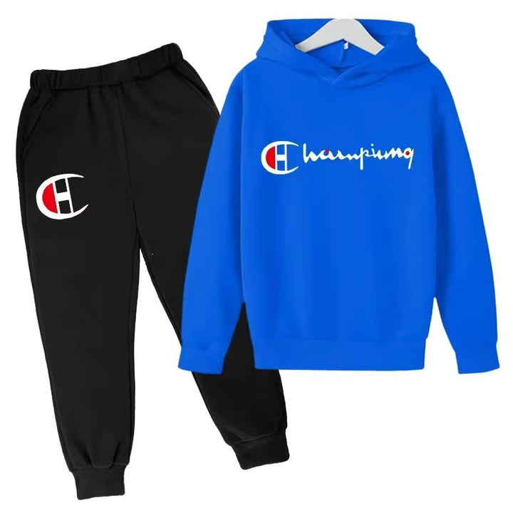 Unisex Kapuzenpullover mit Jogginghose Freizeitset Nord Taschen