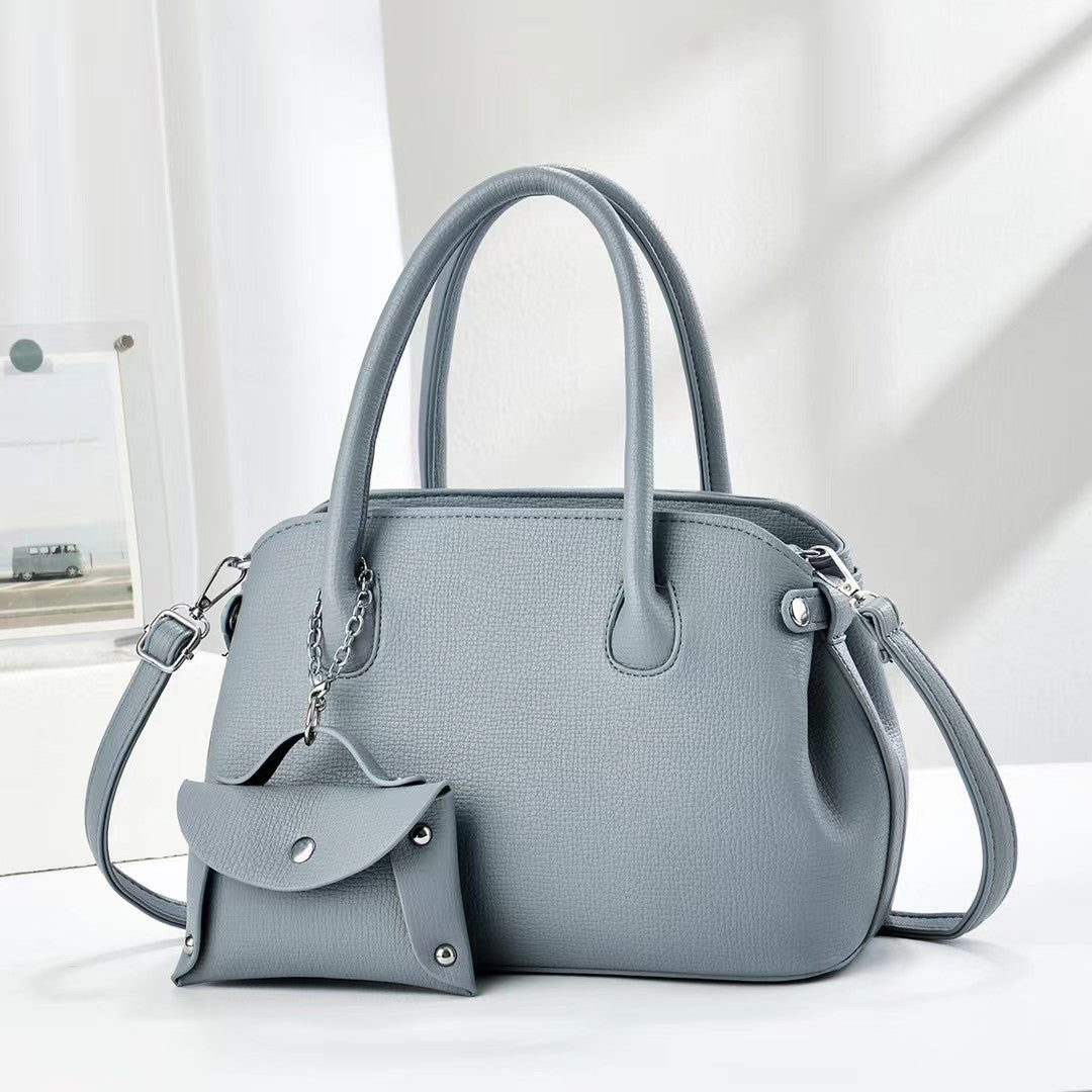 Damen elegante Handtasche mit abnehmbarem Mini-Portemonnaie Nord Taschen