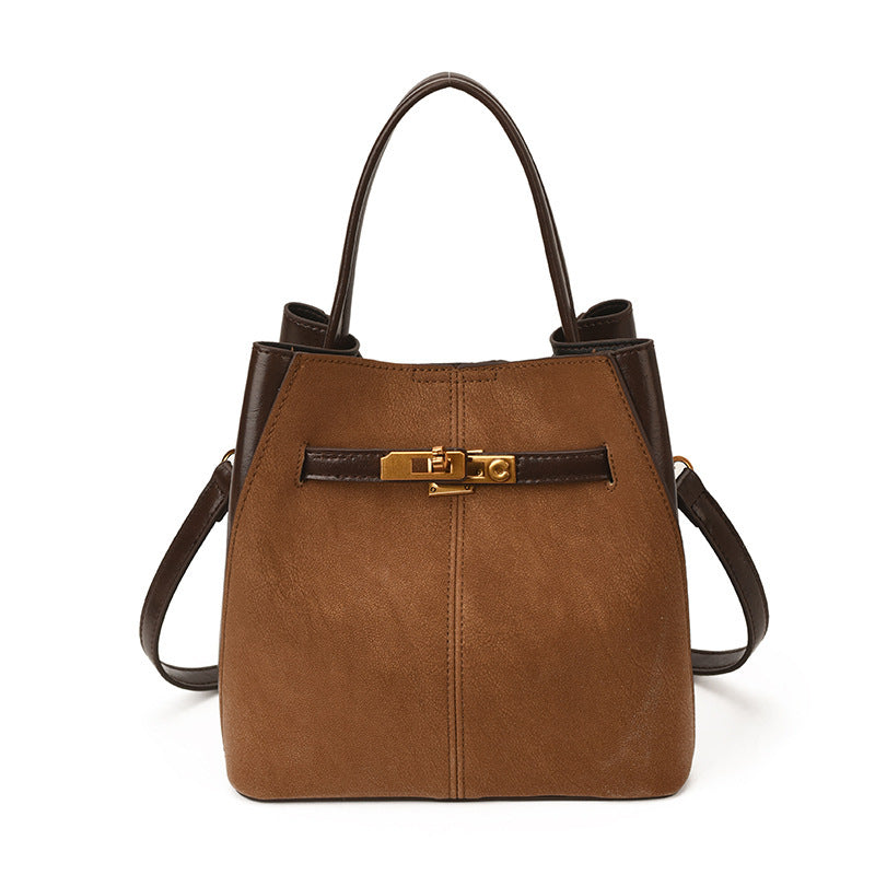 Damen stilvolle Handtasche mit luxuriösem Verschluss Nord Taschen