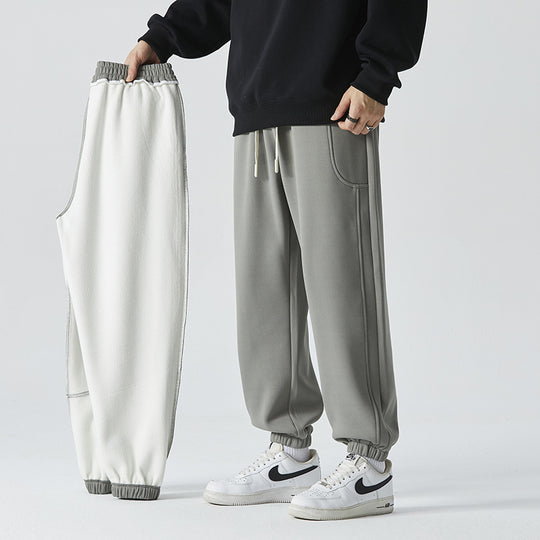 Herren Bequeme athletische Jogginghose mit Tunnelzug und elastischen Knöchelbündchen Nord Taschen