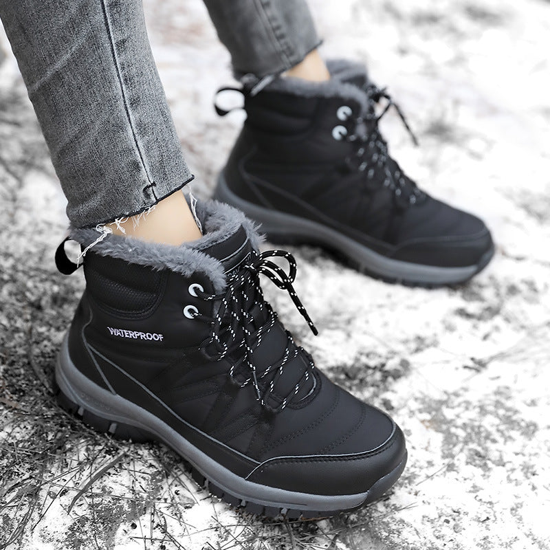 Damen Wasserfeste Winterstiefel mit isolierendem Futter und rutschfester Sohle Nord Taschen