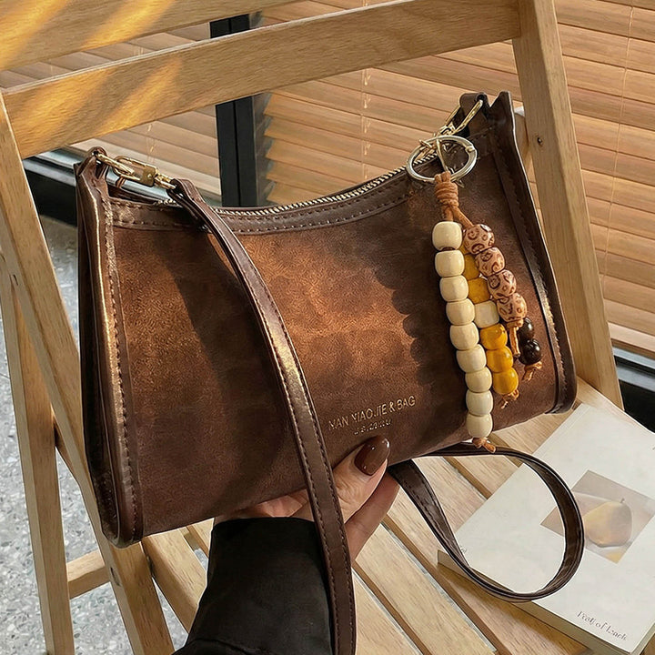Damen Henkeltasche mit einzigartigem Dekor und praktischem Reißverschluss Nord Taschen