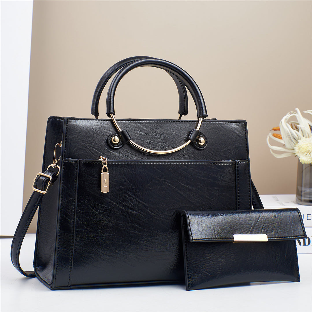 Damen Designer Handtasche mit abnehmbarer Clutch Nord Taschen