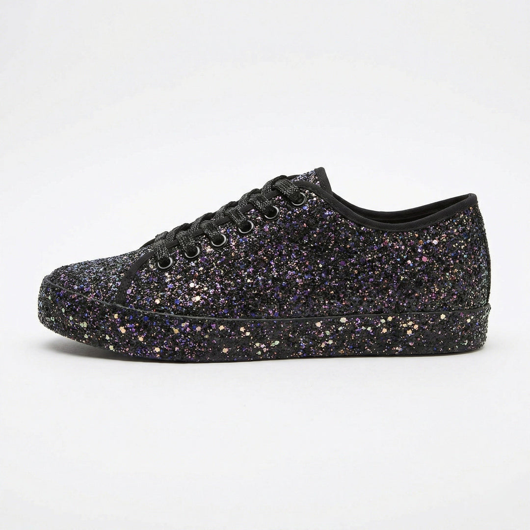 Damen Glitzernde Sneaker mit atmungsaktiver Sohle und zusätzlichem Komfort