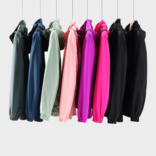 Herren Leichte atmungsaktive Kapuzen-Windjacke mit Mesh-Futter, Reißverschlusstaschen und elastischen Bündchen Nord Taschen
