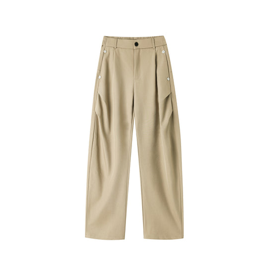 Damen Elegante Weitgeschnittene Anzughose Nord Taschen
