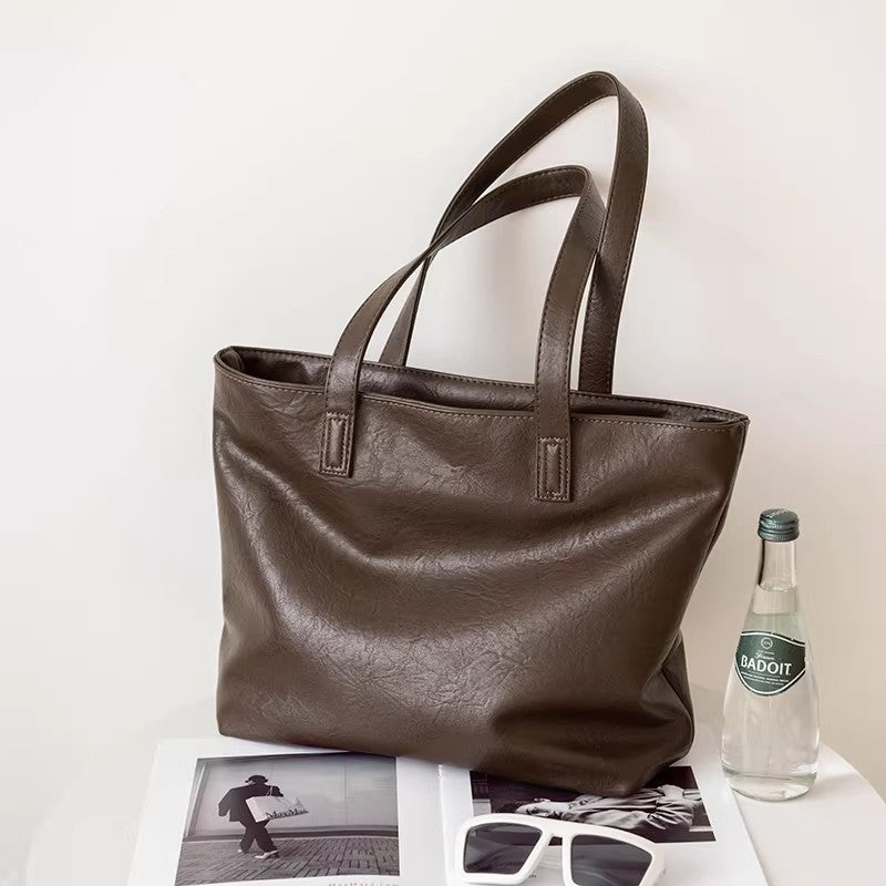Damen Shopper-Tasche aus hochwertigem Kunstleder mit praktischen Innentaschen Nord Taschen