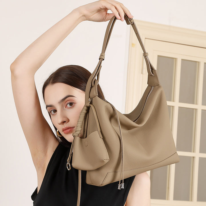 Damen Hobo-Tasche mit geräumiger Innenaufteilung und verstellbarem Schulterriemen Nord Taschen