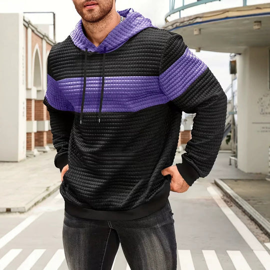 Herren Urbaner Kapuzenpullover mit innovativer Struktur Nord Taschen
