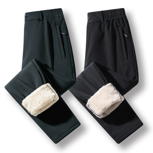 Herren Komfort-Freizeithose mit Teddyfleece-Innenlage und verdeckten Taschen Nord Taschen