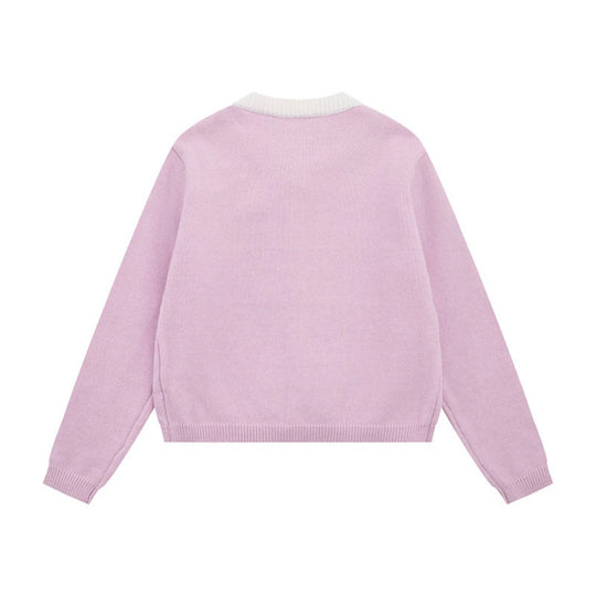 Damen Feinstrick-Cardigan mit Rundhals, verdeckter Knopfleiste und Zierbrosche Nord Taschen